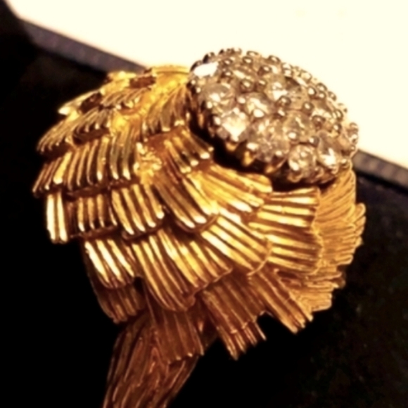 18K gold and diamond ring. - Picture 3 of 16